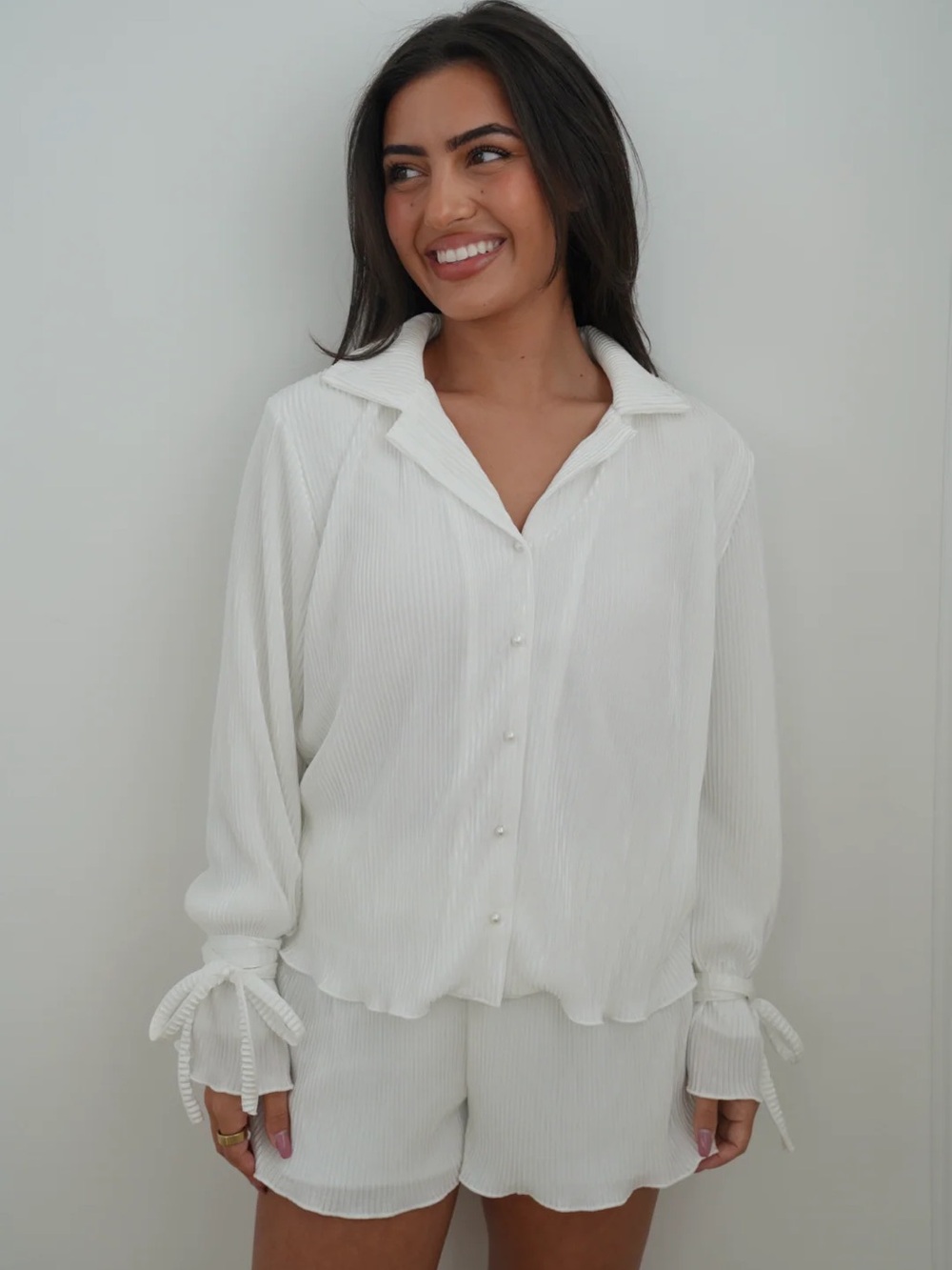 Waverles Sloane Pleated Pajamas